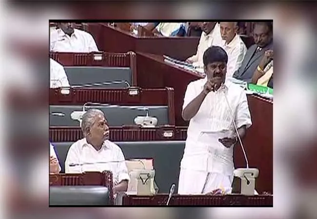 TN ASSEMBLY MINISTER VIJAYA BASKAR SPEECH 